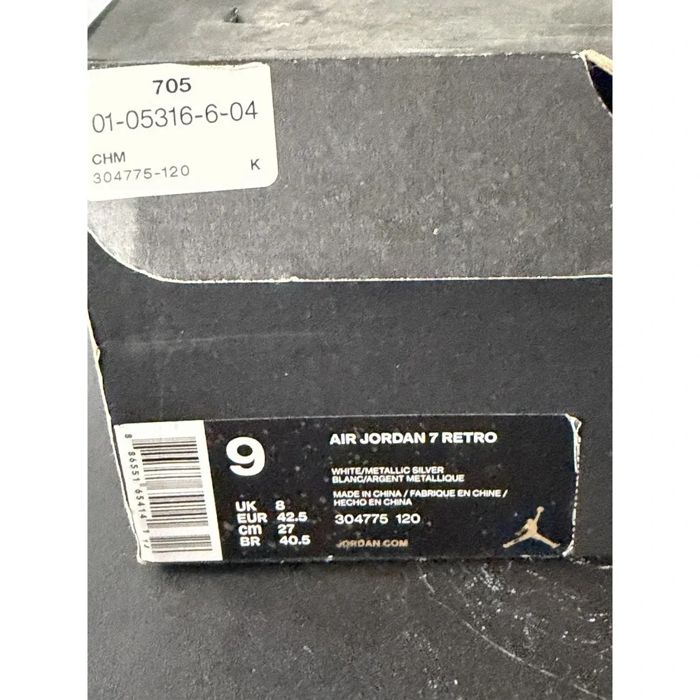 Size 9 - Air Jordan 7 Retro Pure Money - Shed